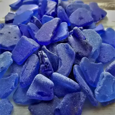 Cobalt blue Sea Glass - Handpicked from the Japan Sea