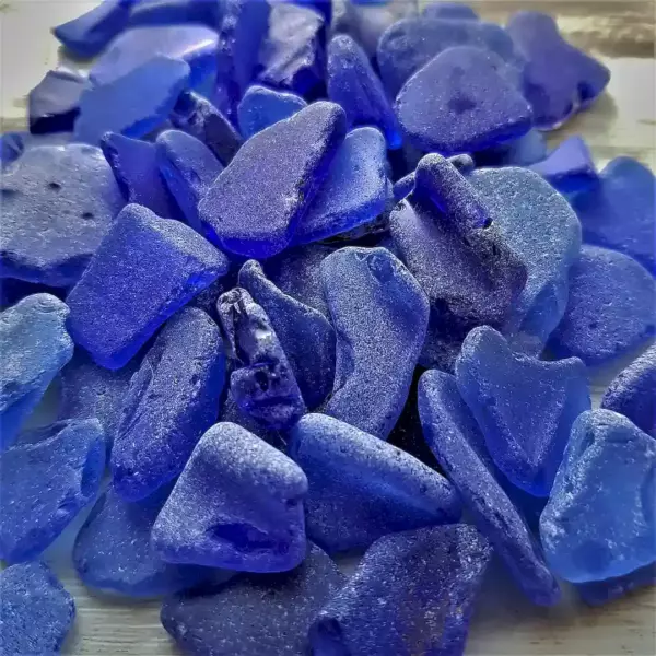 Cobalt blue Sea Glass - Handpicked from the Japan Sea