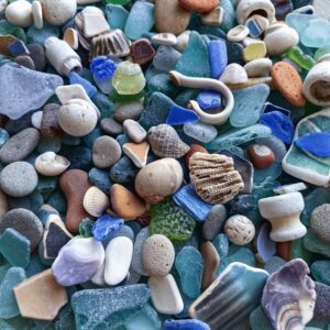 Sea Glass, Sea Pottery, Shells, Pebbles & More