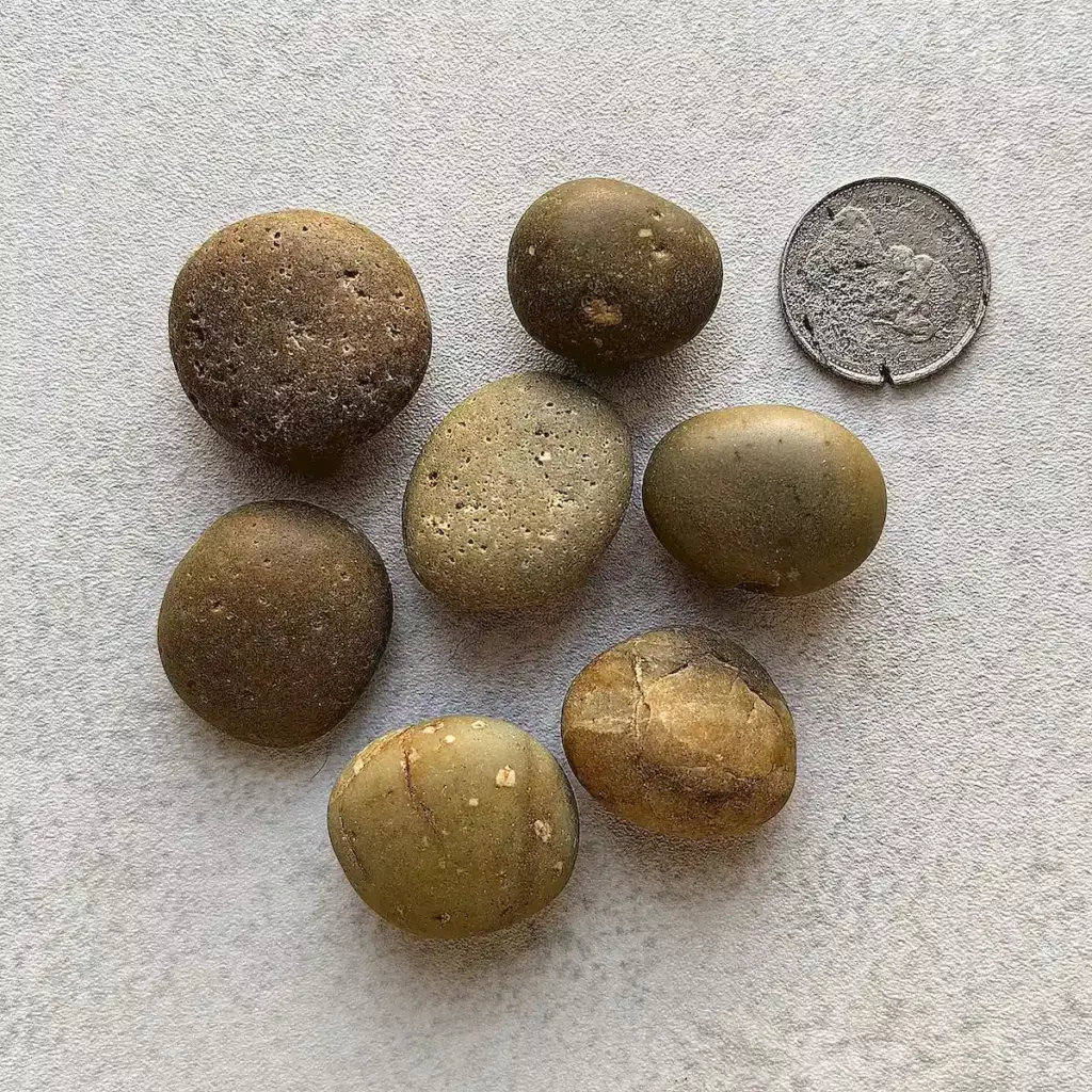 Coastal pebbles