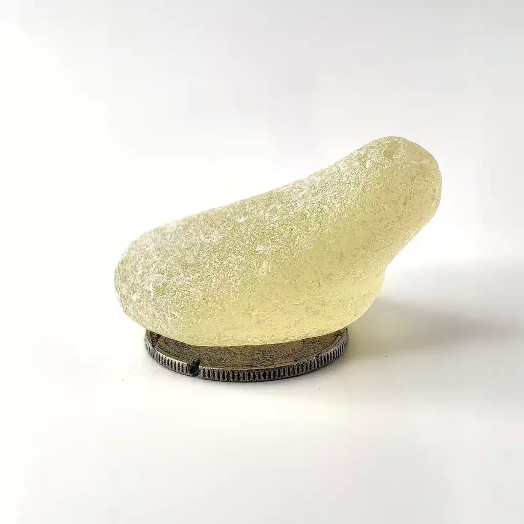 Huge Yellow Sea Glass - Japan Sea glass