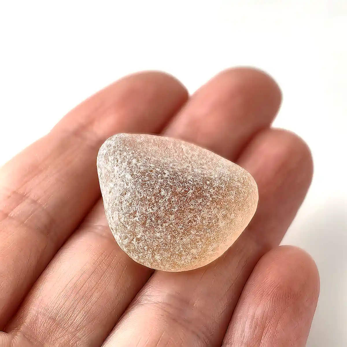 Peachy Pink Sea glass