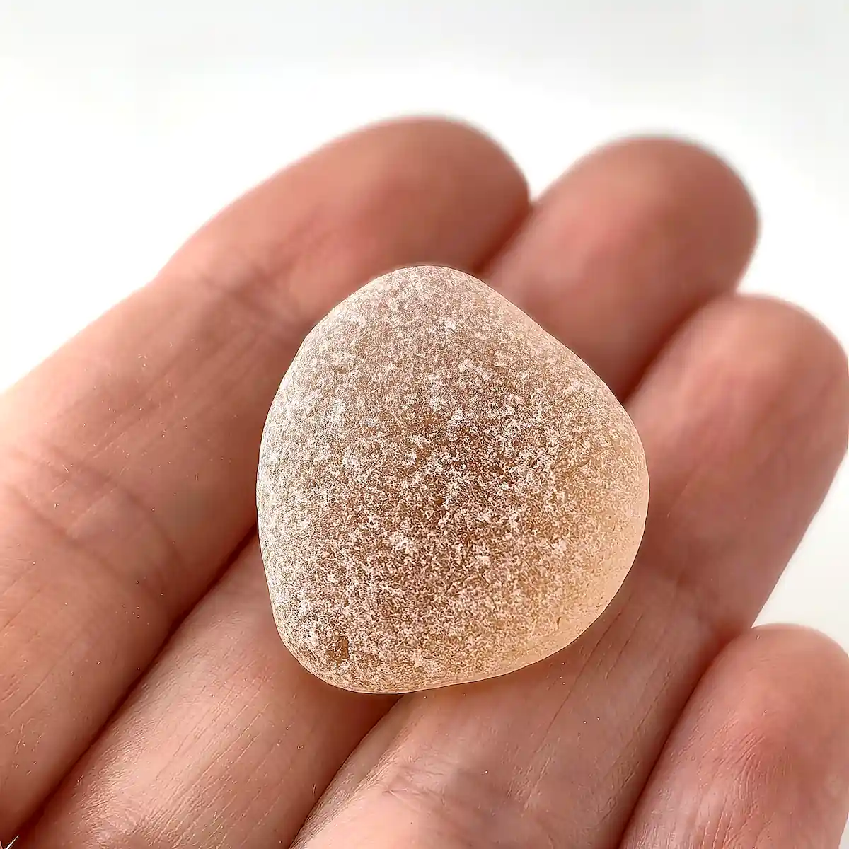 Peachy Pink Sea glass