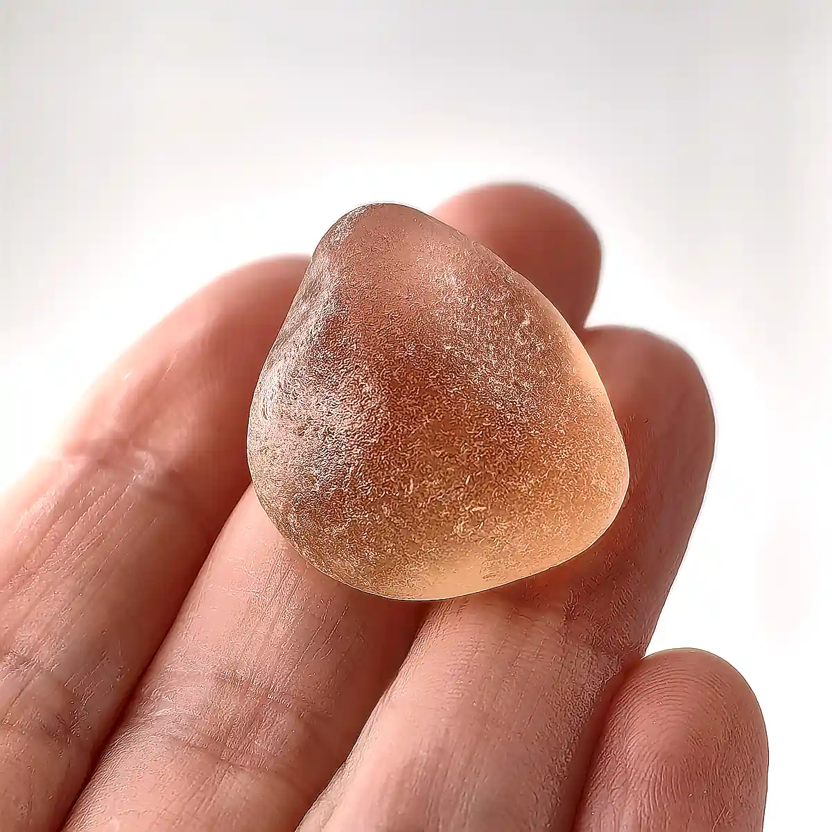 Peachy Pink Sea glass