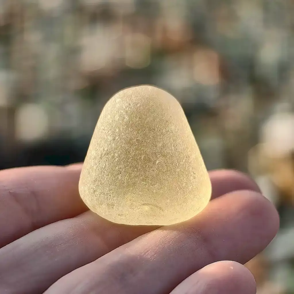 Yellow sea glass