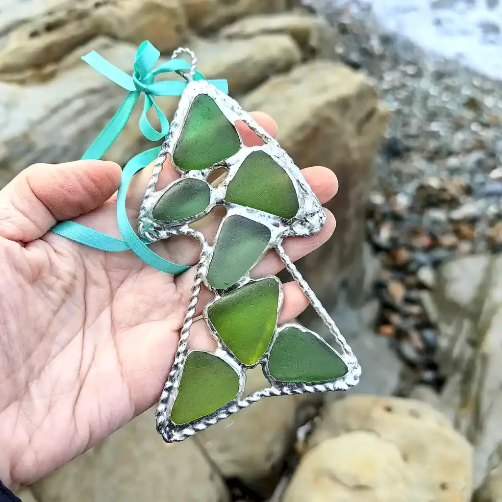 Christmas tree suncatcher