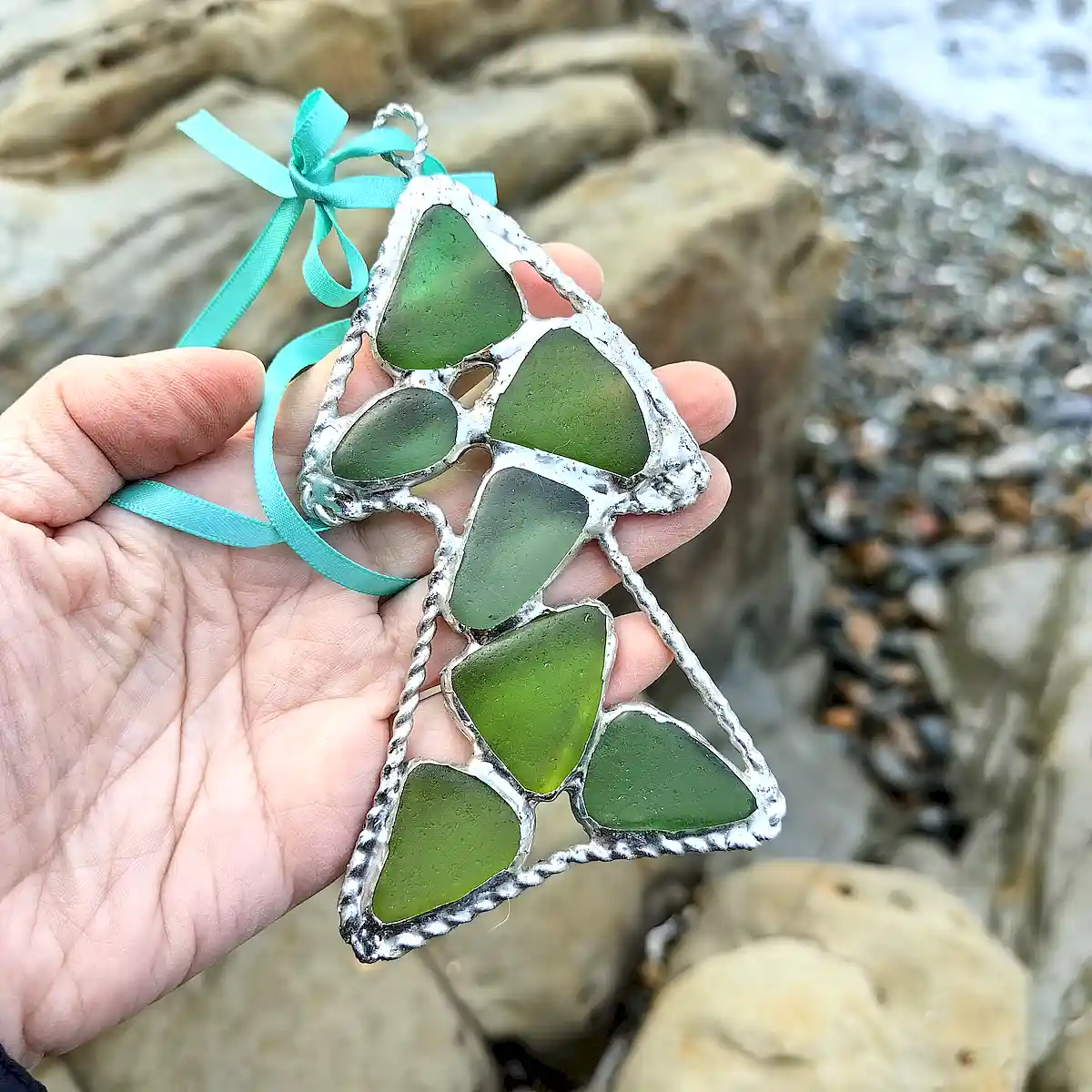 Christmas tree suncatcher