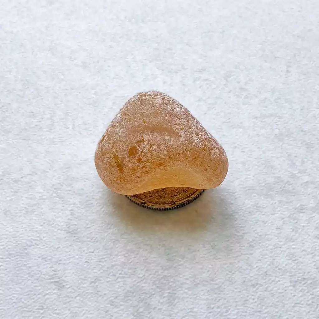 Amber Sea glass
