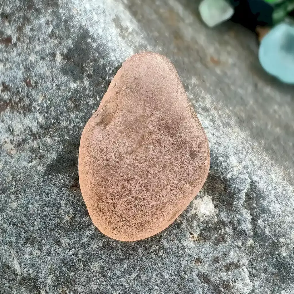 Large pink sea glass-Japan Sea glass