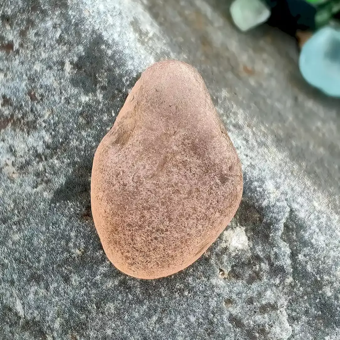 Large pink sea glass-Japan Sea glass
