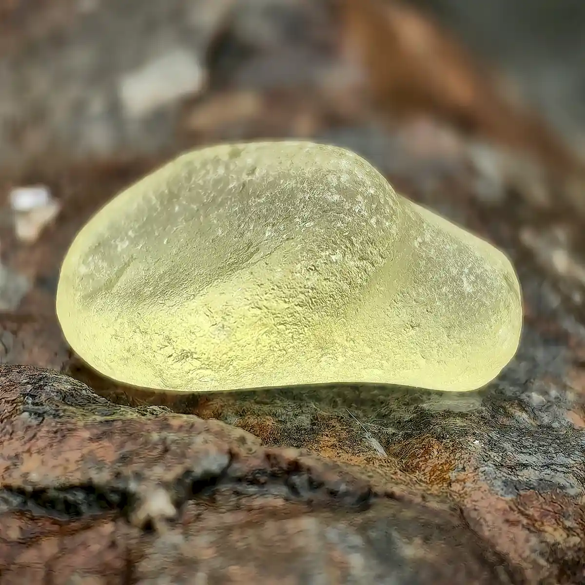 Large Yellow Sea Glass - Japan Sea glass