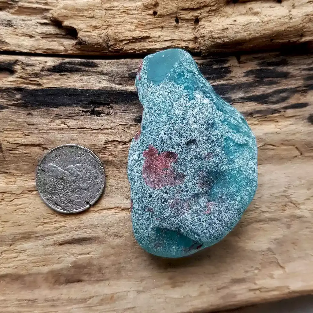 Huge Teal Sea Glass