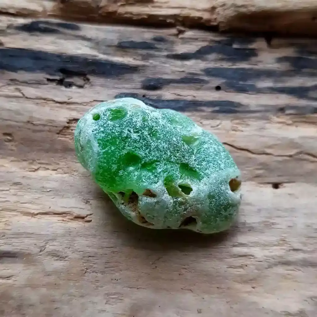 Genuine Green Bonfire Glass