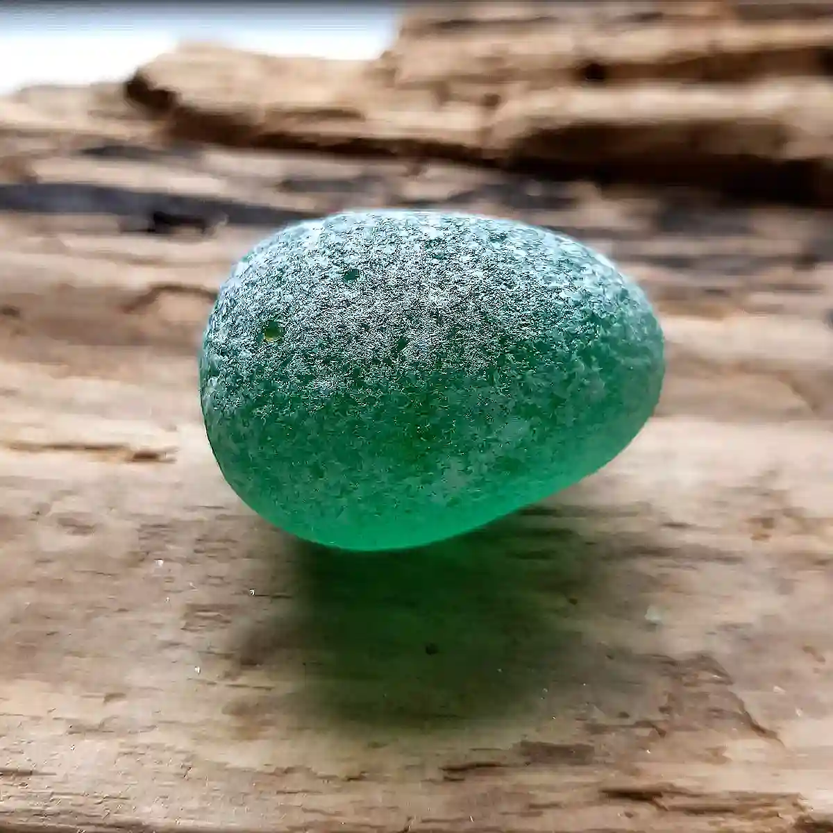 Genuine Emerald Green Sea Glass