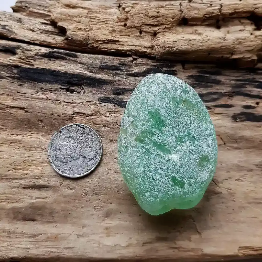 Genuine Large Seafoam Bonfire SeaGlass