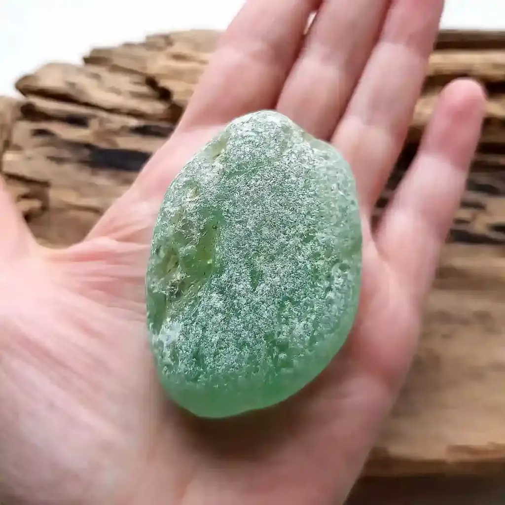 Large Seafoam Bonfire Glass