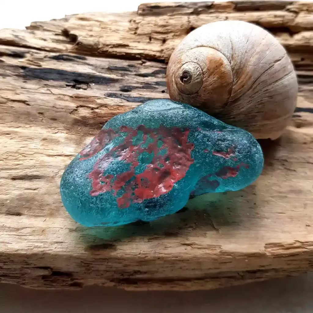 Huge Teal Sea Glass