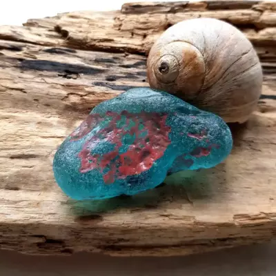 Huge Teal Sea Glass