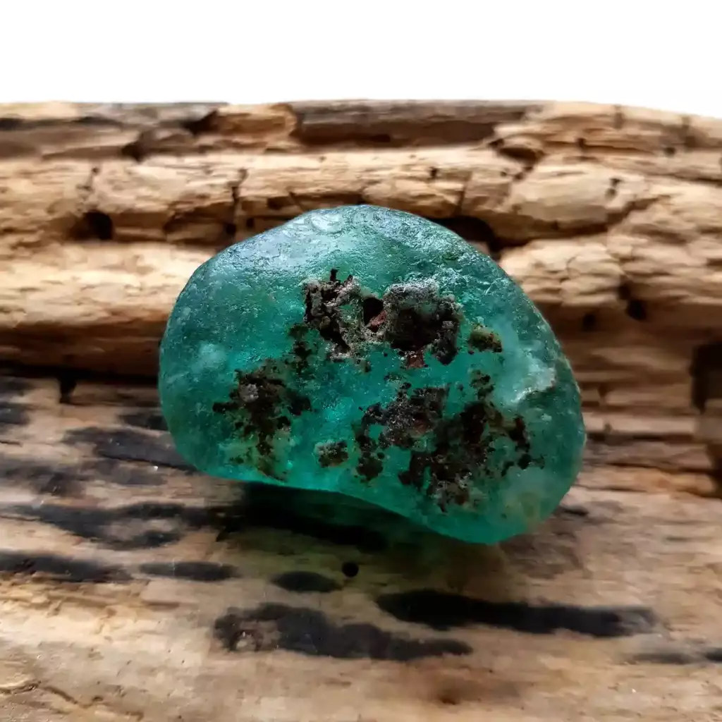 Bonfire Teal Glass