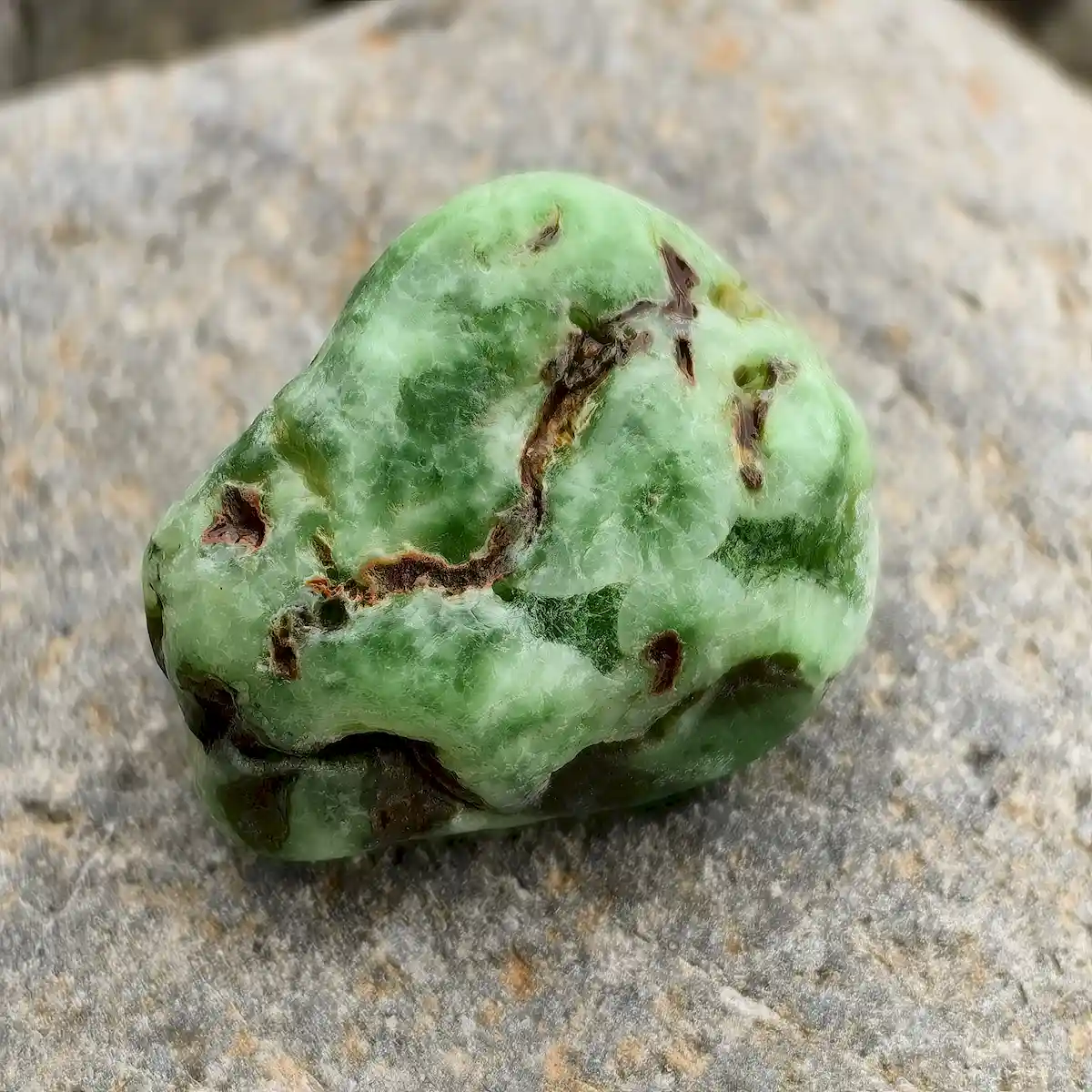 Green bonfire glass - Japan Sea Glass