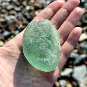 Large Seafoam Bonfire Glass