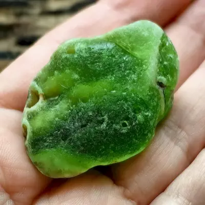 Green Bonfire Glass