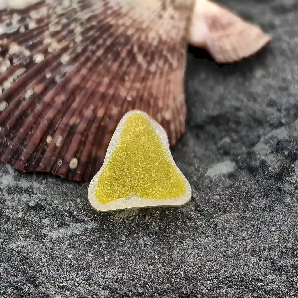 Small Yellow SeaGlass