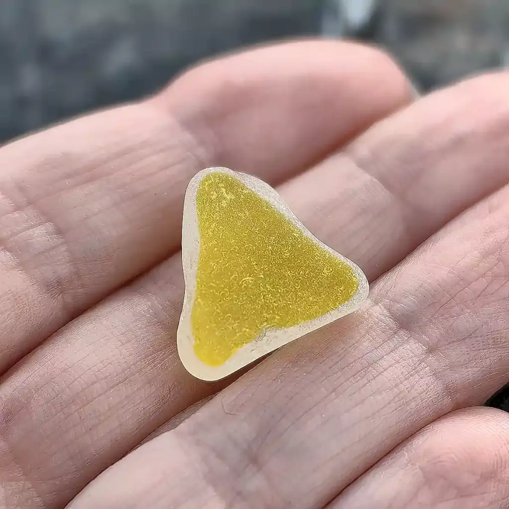 Small Yellow Sea Glass