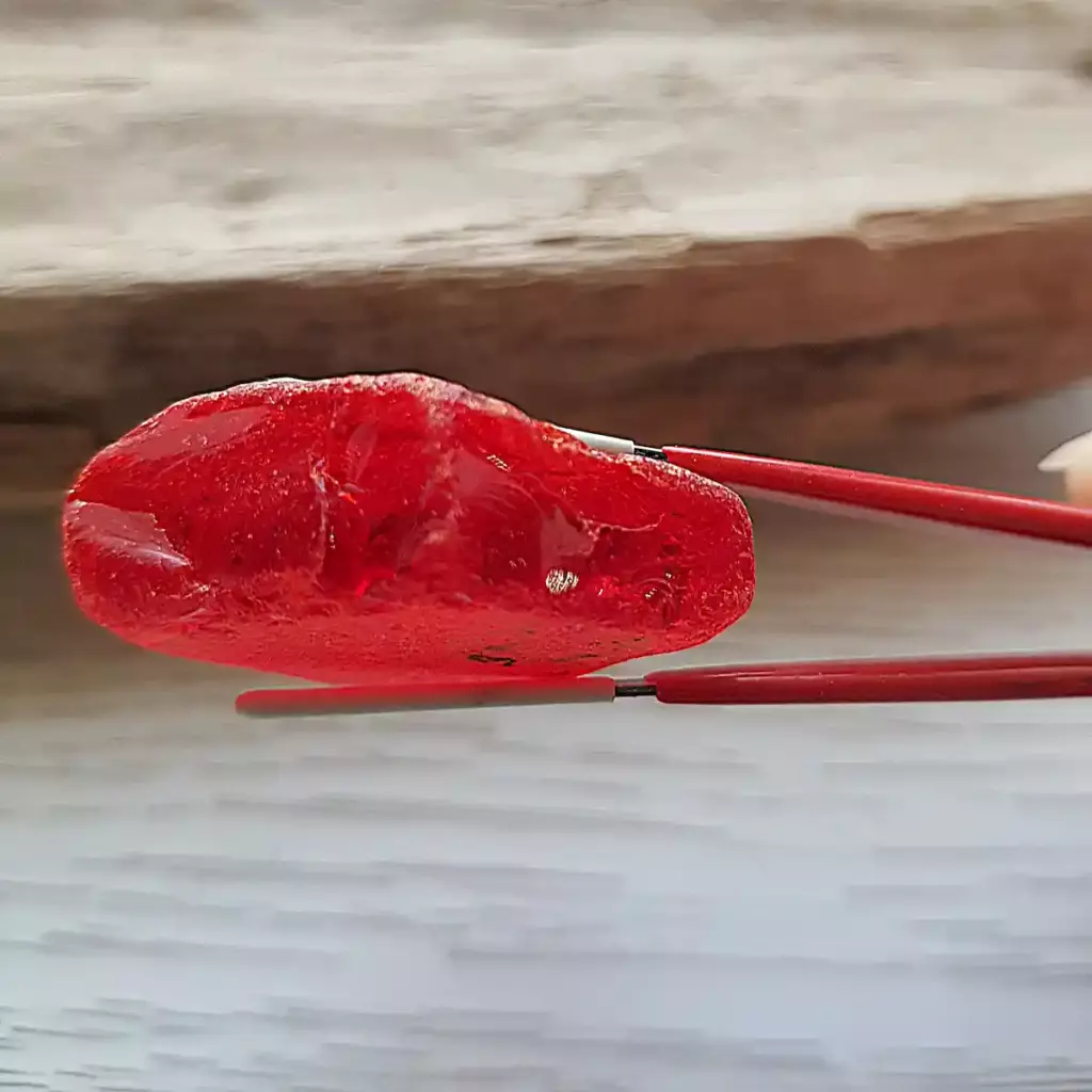 Huge Red UV Sea Glass - Japan Sea glass