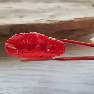 Huge Red UV Sea Glass - Japan Sea glass