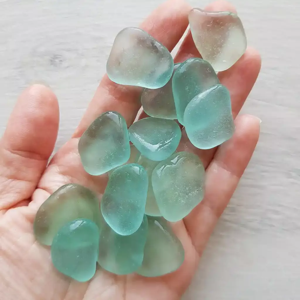 Sea Foam Sea Glass - Japan Sea glass