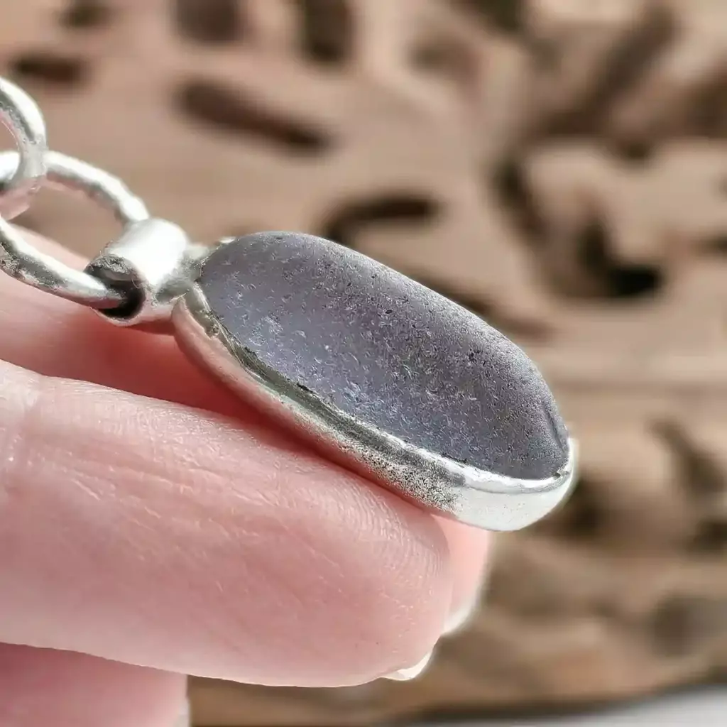 Minimalist Sea Glass Necklace