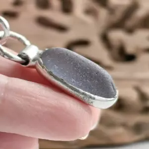 Minimalist Sea Glass Necklace - Image 4