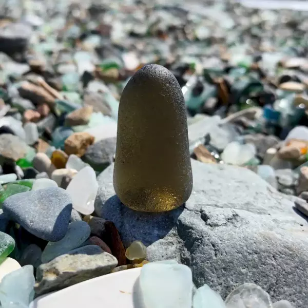 Extra Large Genuine Sea Glass Bullet - Japan Sea glass