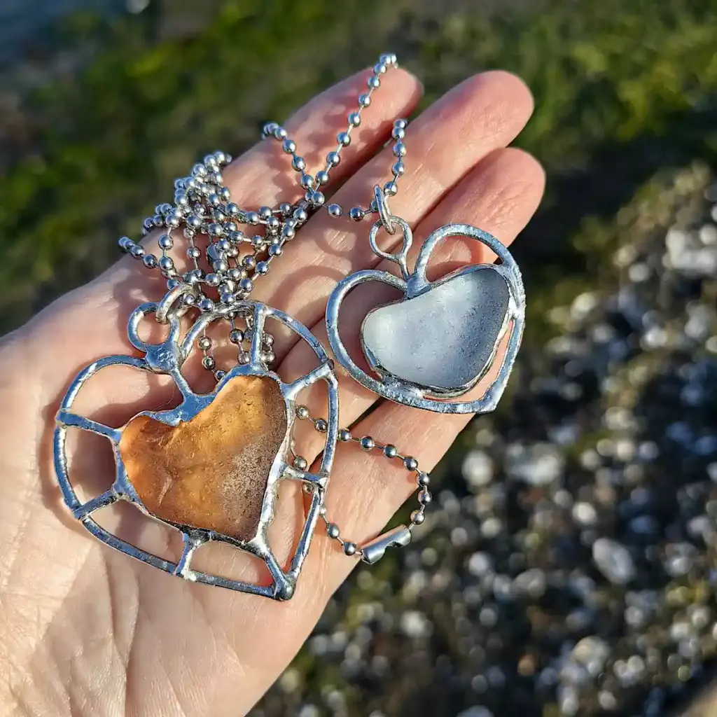 Soul sister jewelry- Friendship gift - Japan sea glass