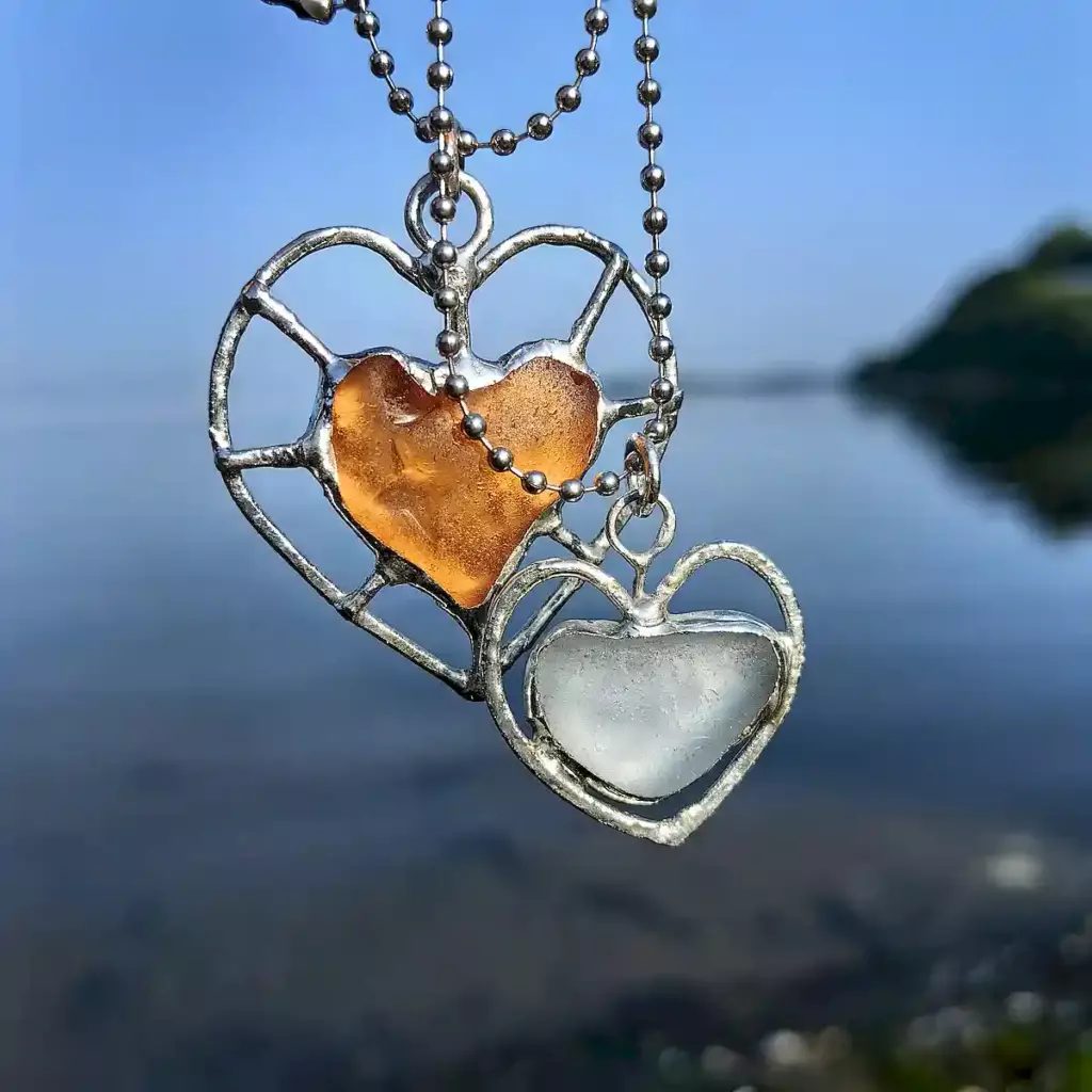 Sea sister jewelry- Friendship gift - Japan sea glass