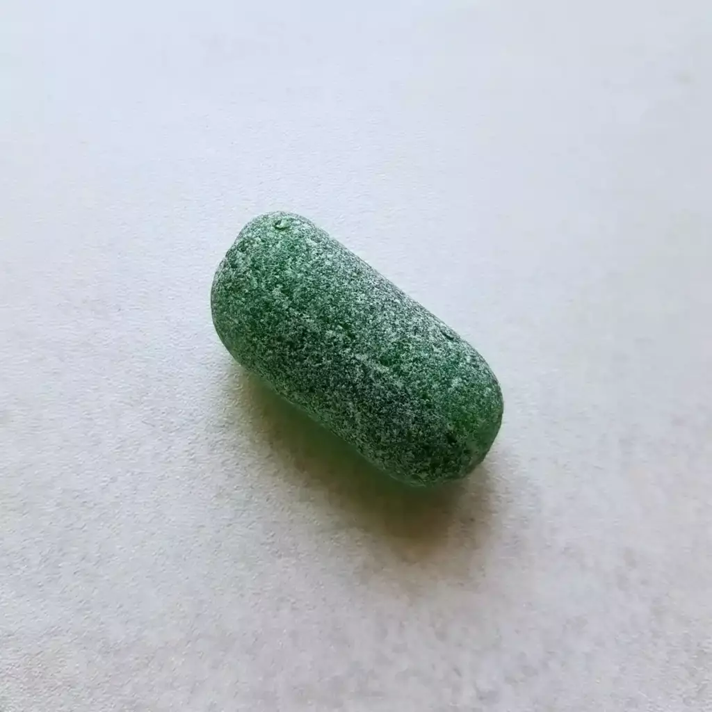 Gorgeous Large Deep Green Sea Glass -Japan Sea glass