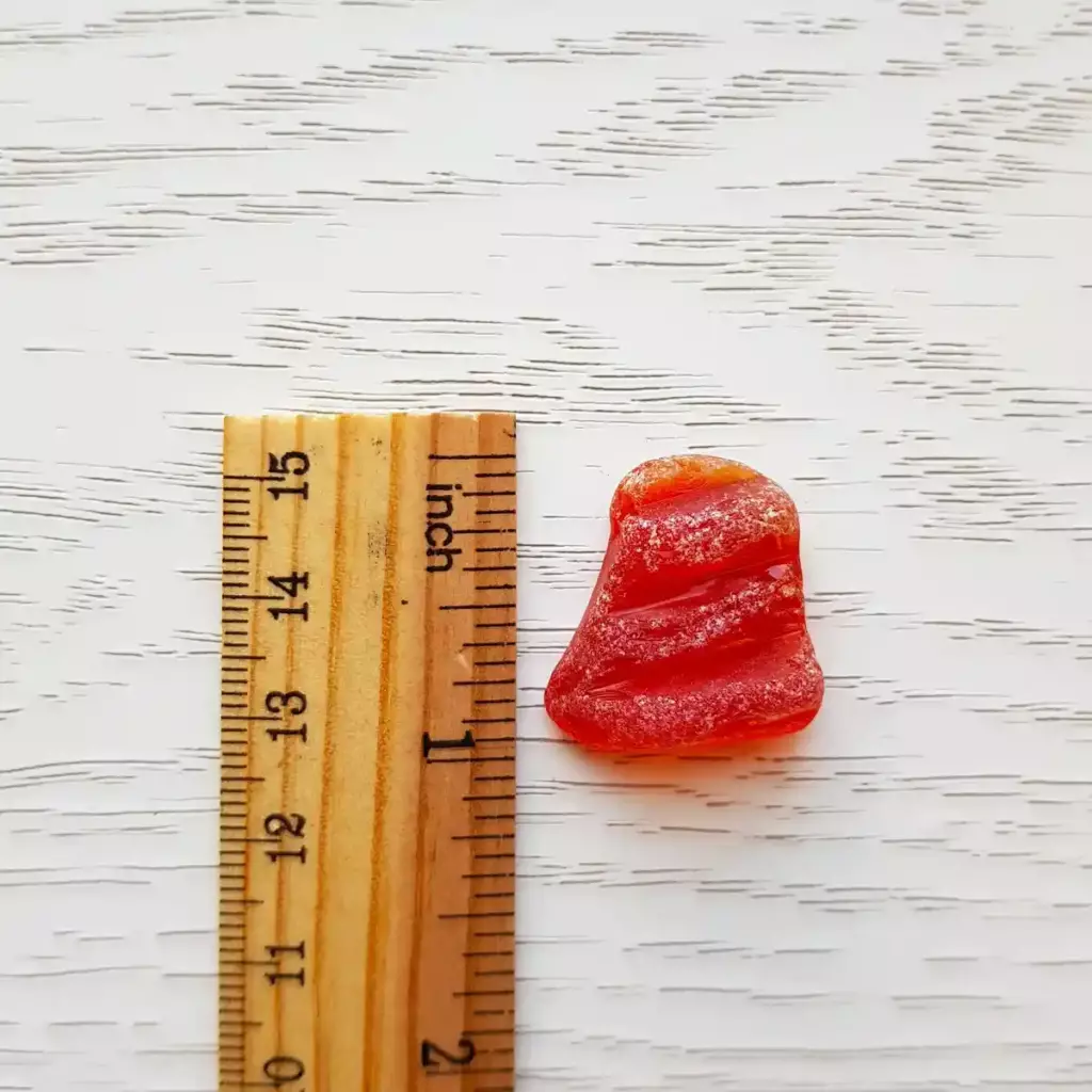 Gorgeous Rare Textured Red Sea Glass - Japan Sea glass