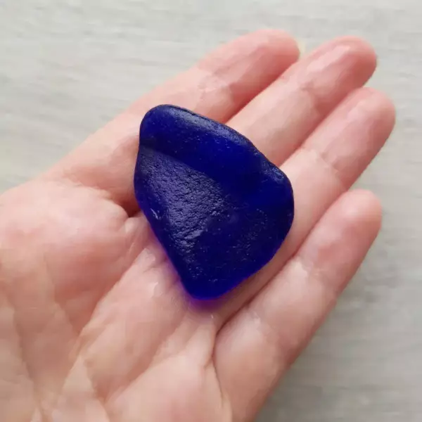 Gorgeous Large Cobalt Blue Sea Glass -Japan Sea glass