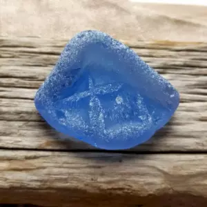 Gorgeous Huge Cornflower Blue Sea Glass - Japan Sea glass