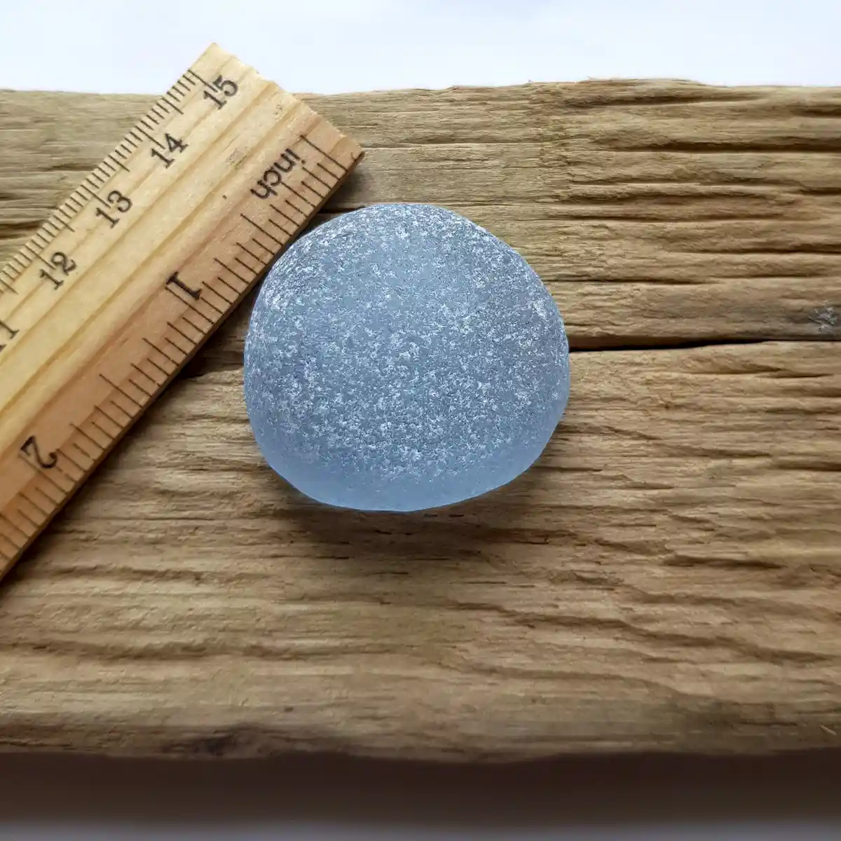 Fosty Cornflower Blue Bottom - Japan Sea glass