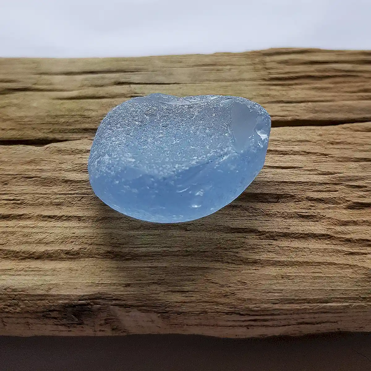 Fosty Cornflower Blue Bottom - Japan Sea glass