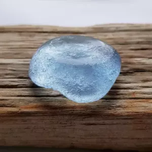 Fosty Cornflower Blue Bottom - Japan Sea glass