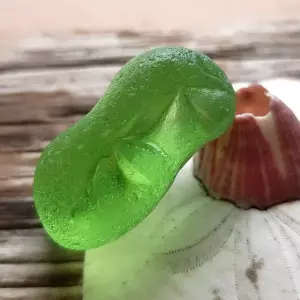 Genuine Lime green sea glass - Japan Sea glass