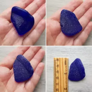 Gorgeous Large Cobalt Blue Sea Glass -Japan Sea glass