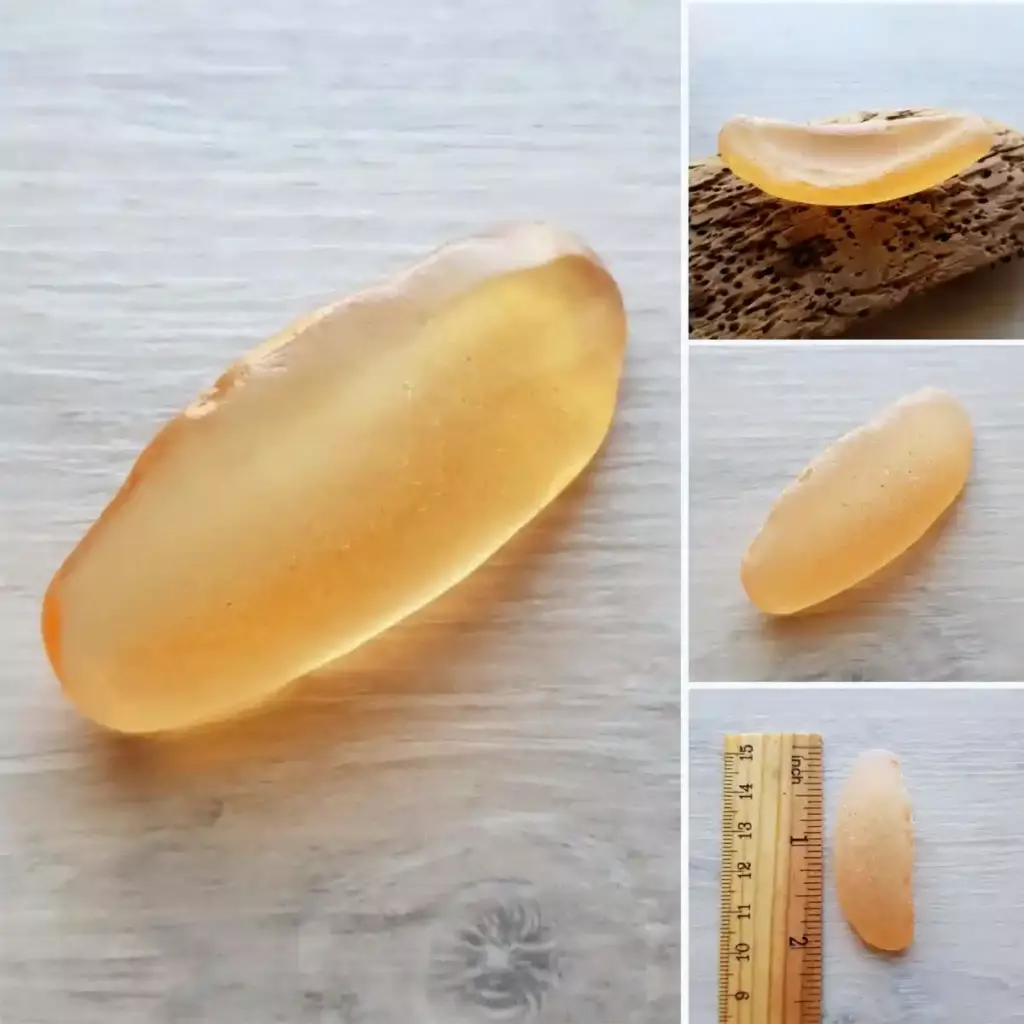 Large Peach Sea Glass