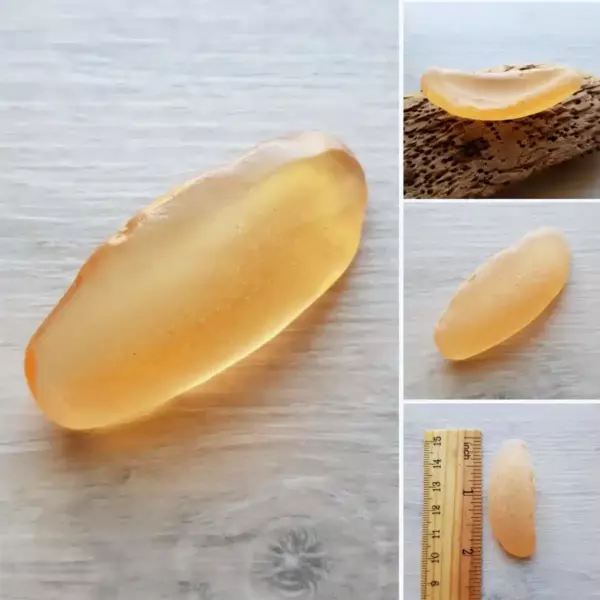 Large Peach Sea Glass