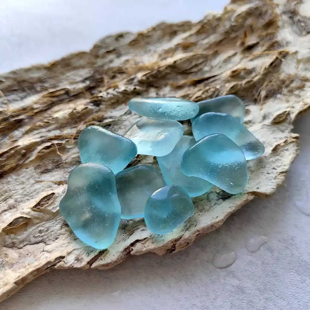 Jewelry Grade Aqua Blue Sea Glass