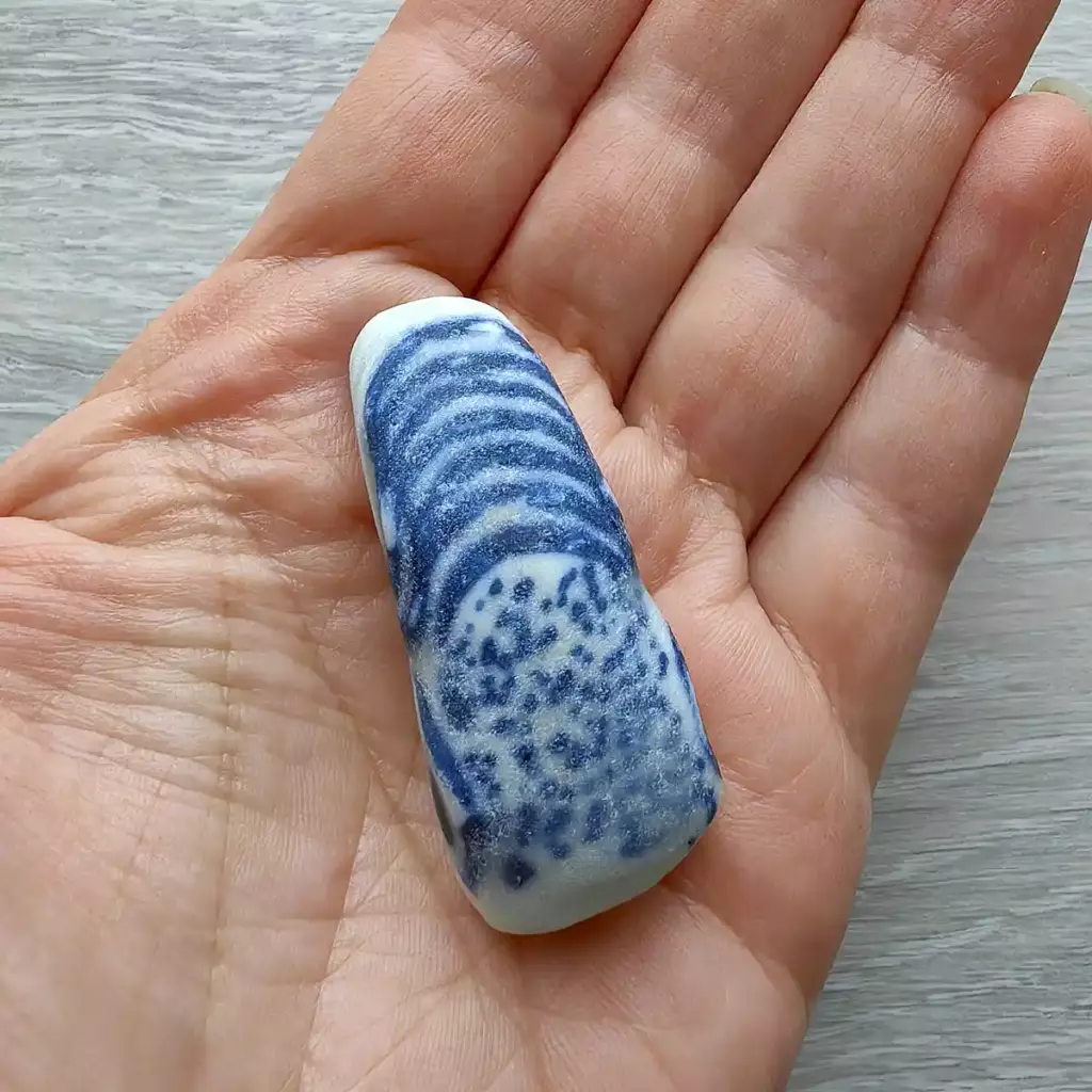 Broken China Piece - Japan Sea glass