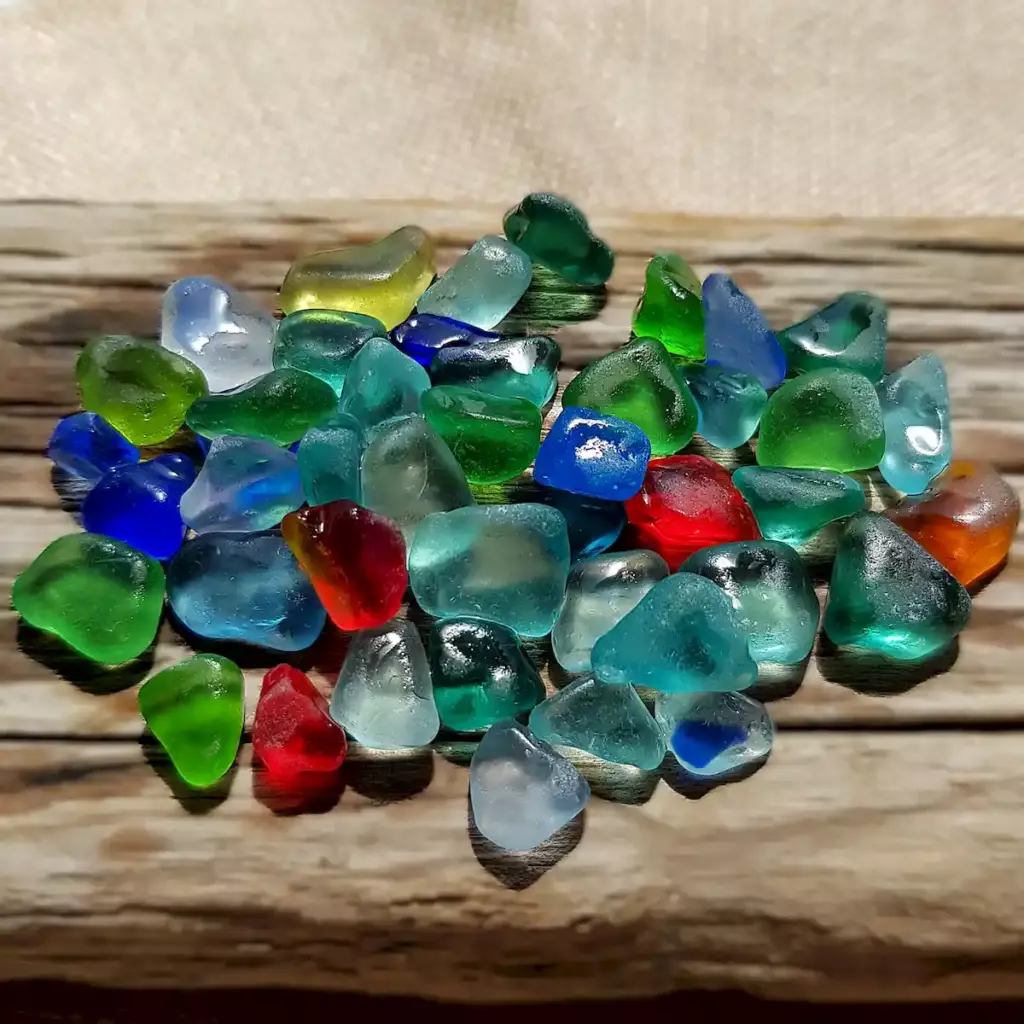 Beautiful Colorful Tiny Sea Glass - Japan Sea glass
